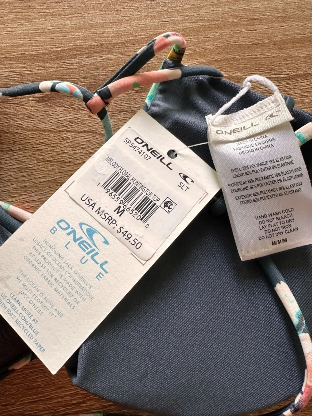 O’Neill Melody Floral Huntington Bralette Bikini